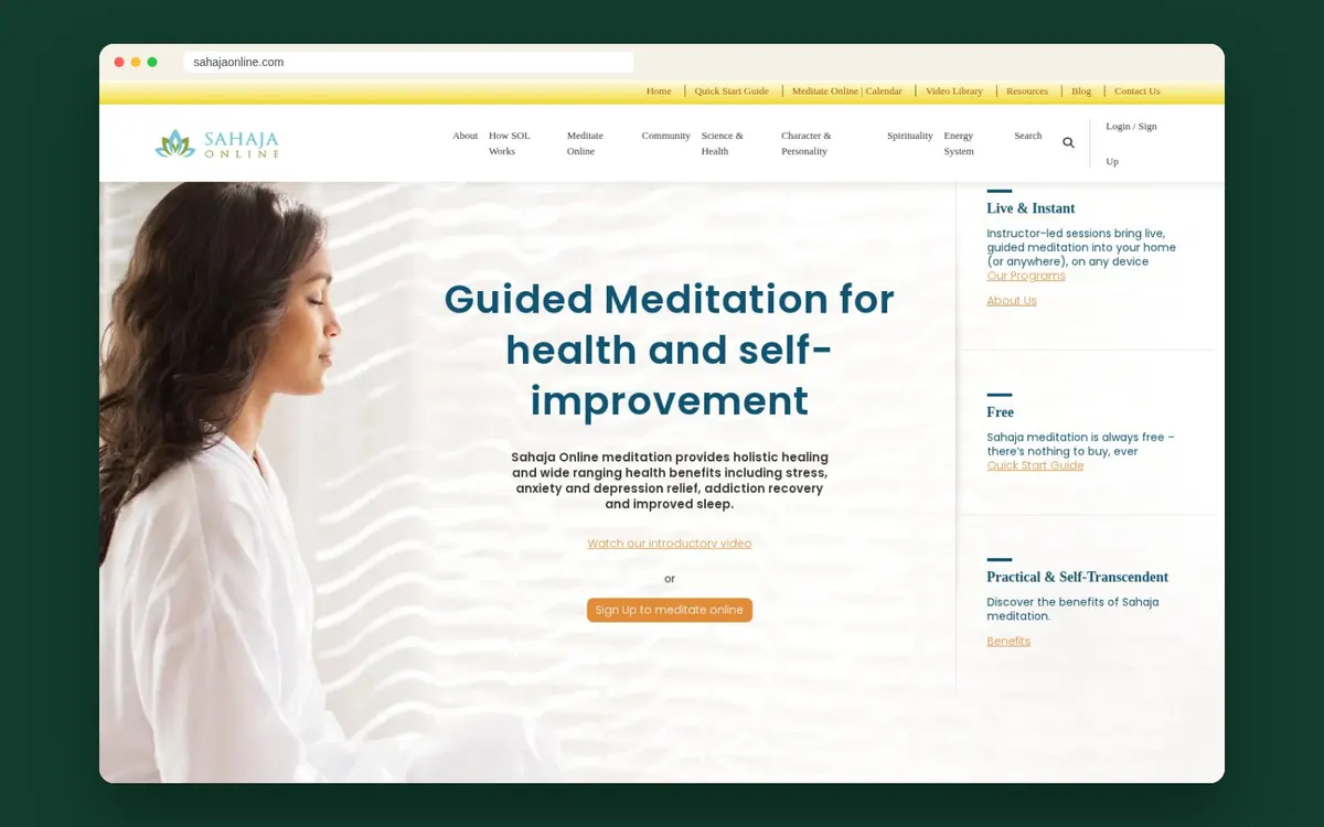 Sahaja Online project